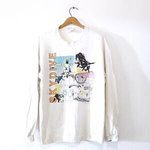 Vintage Skydive Long Sleeve T Shirt XL